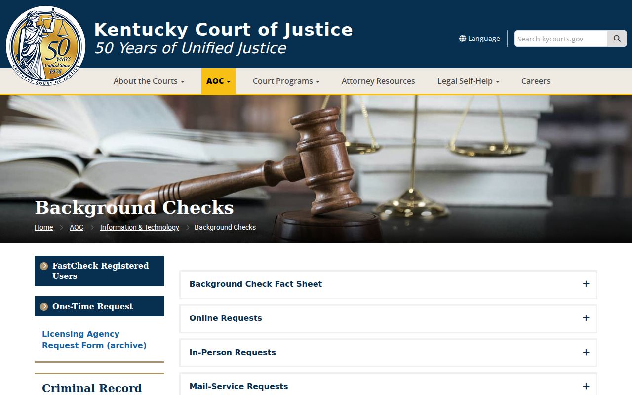Madison County criminal court cases AOC FastCheck options